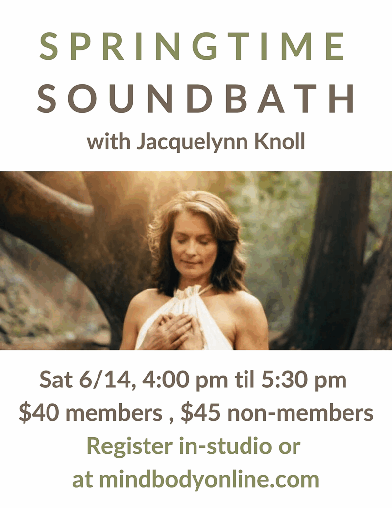 Springtime Soundbath Workshop